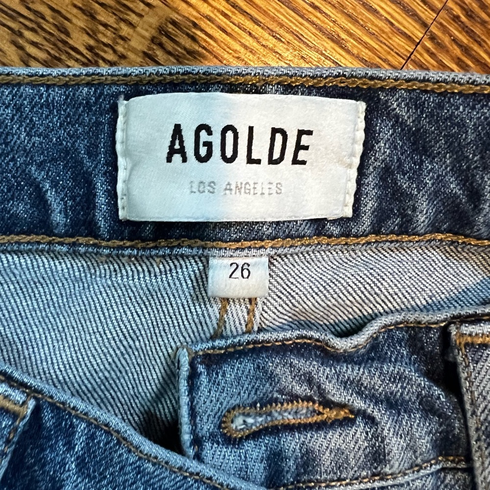 Agolde size 26 Riley crop - Picture 2 of 4
